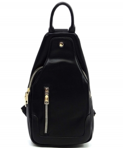 Fashion Sling Backpack PA2766 BLACK